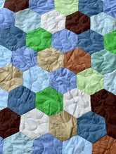 Load image into Gallery viewer, Earth Tones, A Finished King Size Quilt