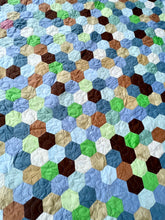 Load image into Gallery viewer, Earth Tones, A Finished King Size Quilt