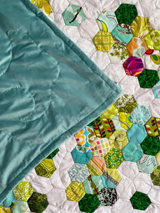 Garden Hearts, A Finished Quilt