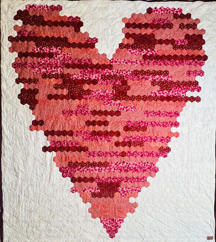 Heart On Fire, A Finished Quilt+