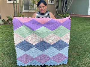 Frenchy Pink, A Finished Comfort Quilt