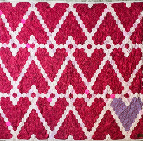 Heart Attack, A Finished Quilt