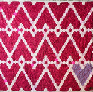 Heart Attack, A Finished Quilt