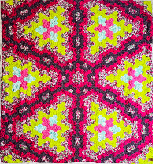 Monet's Wheel, A Finished Quilt+