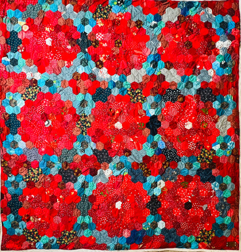 Indian Ocean, A Finished Quilt