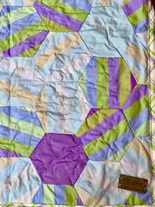 Lilac Popsicle, A Finished Baby Quilt