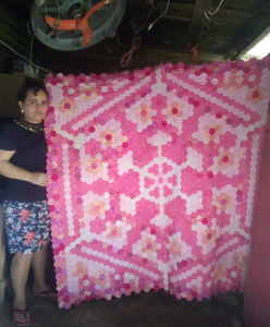 Blush Belle, A Finished Quilt