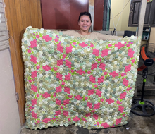 Load image into Gallery viewer, Pink Briar, A Finished Quilt