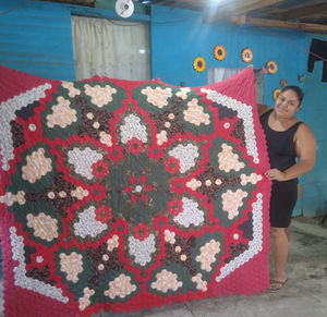 Peace on Earth and Mercy Mild, A Finished Quilt