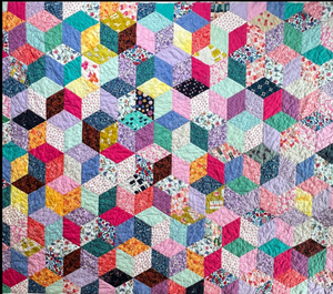 All I See Are Diamonds 2, A Finished Quilt