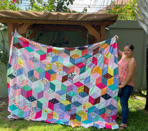 All I See Are Diamonds 2, A Finished Quilt