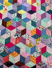 Load image into Gallery viewer, All I See Are Diamonds 2, A Finished Quilt