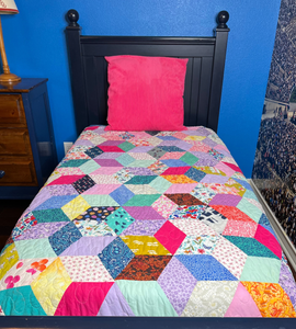 All I See Are Diamonds 2, A Finished Quilt