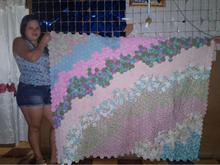 Load image into Gallery viewer, Watermelon Dreams, A Finished Quilt