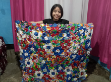 Load image into Gallery viewer, Playtime, A Finished Baby Quilt