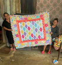 Load image into Gallery viewer, Elizabeth&#39;s Circus, A Finished Quilt