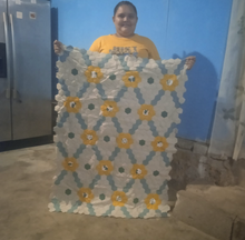 Load image into Gallery viewer, Flower Brook, A Finished Quilt