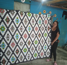 Load image into Gallery viewer, Polka Dot Party, A Finished Quilt