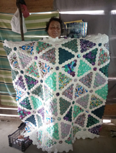 Load image into Gallery viewer, Caspian Path, A Finished Quilt