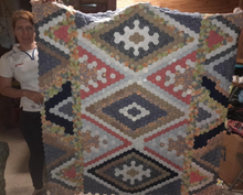 Load image into Gallery viewer, Diamond Gap, A Finished Quilt