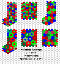 Load image into Gallery viewer, Absolutely Versatile Christmas Stocking or Pillow Cover Kit, 100 pieces