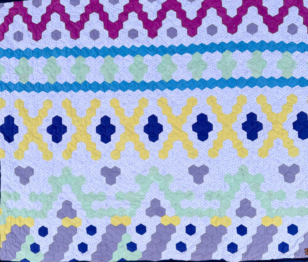 X Marks The Spot, A Finished Quilt