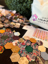 Load image into Gallery viewer, My Flower Garden, 1&quot; Hexagons 1150 piece, Throw Quilt Kit BIG SALE ITEM!