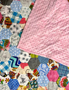 Tootsie Pop, A Finished Baby or Comfort Quilt