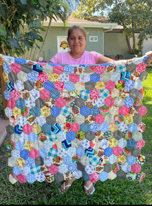 Tootsie Pop, A Finished Baby or Comfort Quilt