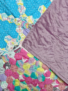 Fairytale, A Finished Baby Quilt BIG SALE ITEM