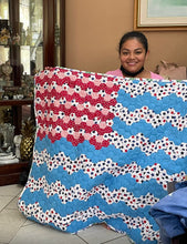 Load image into Gallery viewer, Progressive Patriot, A Finished Quilt BIG SALE ITEM