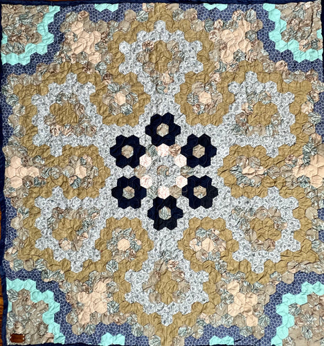 Midnight Blossom, A Finished Quilt