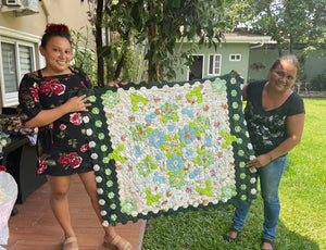 All Her Love, A Finished Comfort Quilt