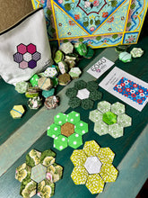 Load image into Gallery viewer, On the Vine, 1&quot; Hexagon Table Runner Kit, 250 pieces