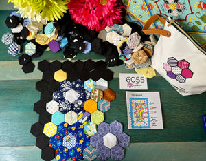 Bon Appetit, 1" Hexagon Table Runner Kit, 425 pieces