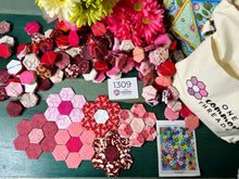 Load image into Gallery viewer, Don&#39;t Stop Believ&#39;n,  1&quot; hexagons Throw Quilt Kit, 950 pieces