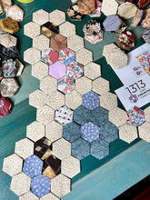 Load image into Gallery viewer, Amore or Amor You Decide, 1&quot; Hexagon Table Runner Kit, 550 pieces